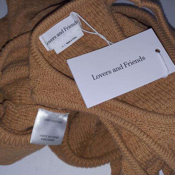 Lovers And Friends 'Francesca' Tan Dress Size S - NWT - Picture 4 of 4